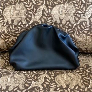 SOLD!!  Black Pouch Cloud Clip Clutch